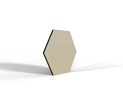 Dekor Panel dekoracyjny Jesion, Heksagon 33 cm: powierzchnia płyty